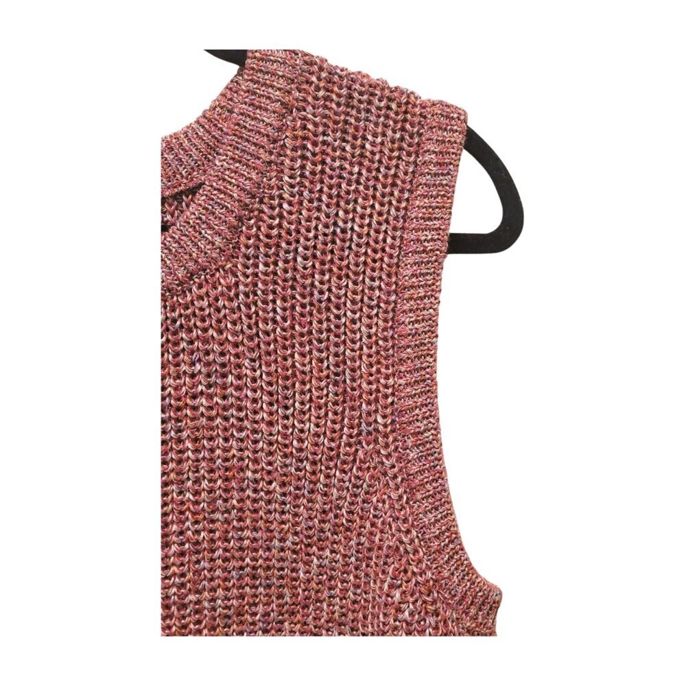 Ella Moss Sweater Vest Marge Multicolor Knit Sleeveless Long Juniors XXL - Picture 4 of 7